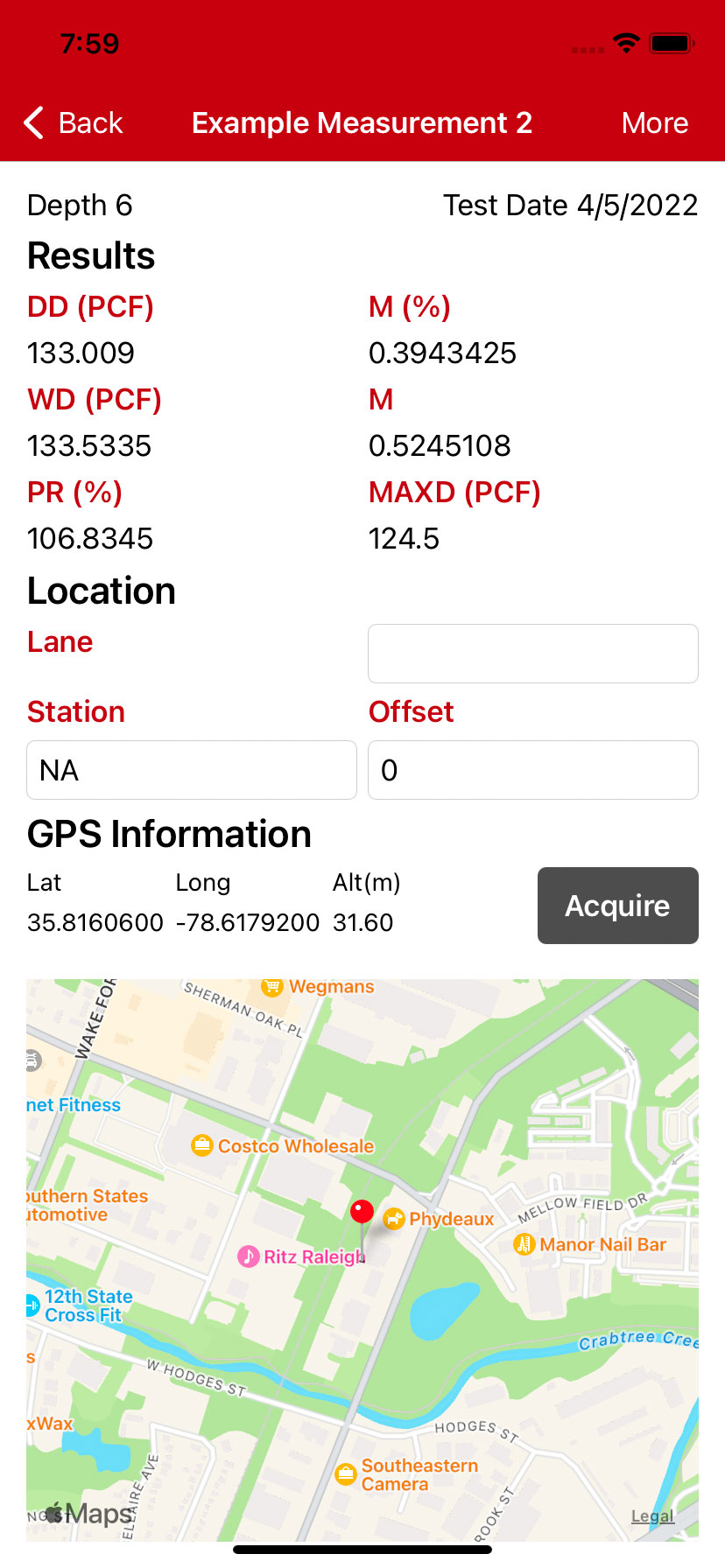 Nuclear Gauge App