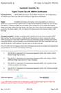HS-200554 Type A Certificate & Package Closure Document